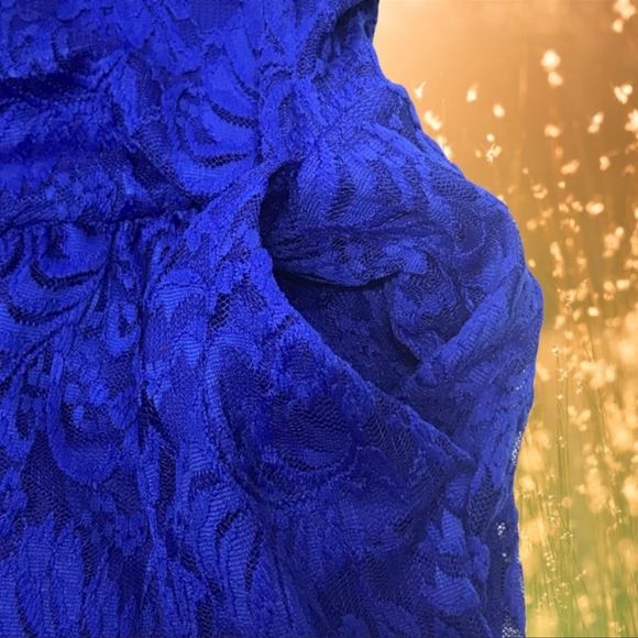 Torrid Electric Blue Fit & Flare Lace Midi Dress 1 1XL, 2 2XL NWT - Picture 7 of 14